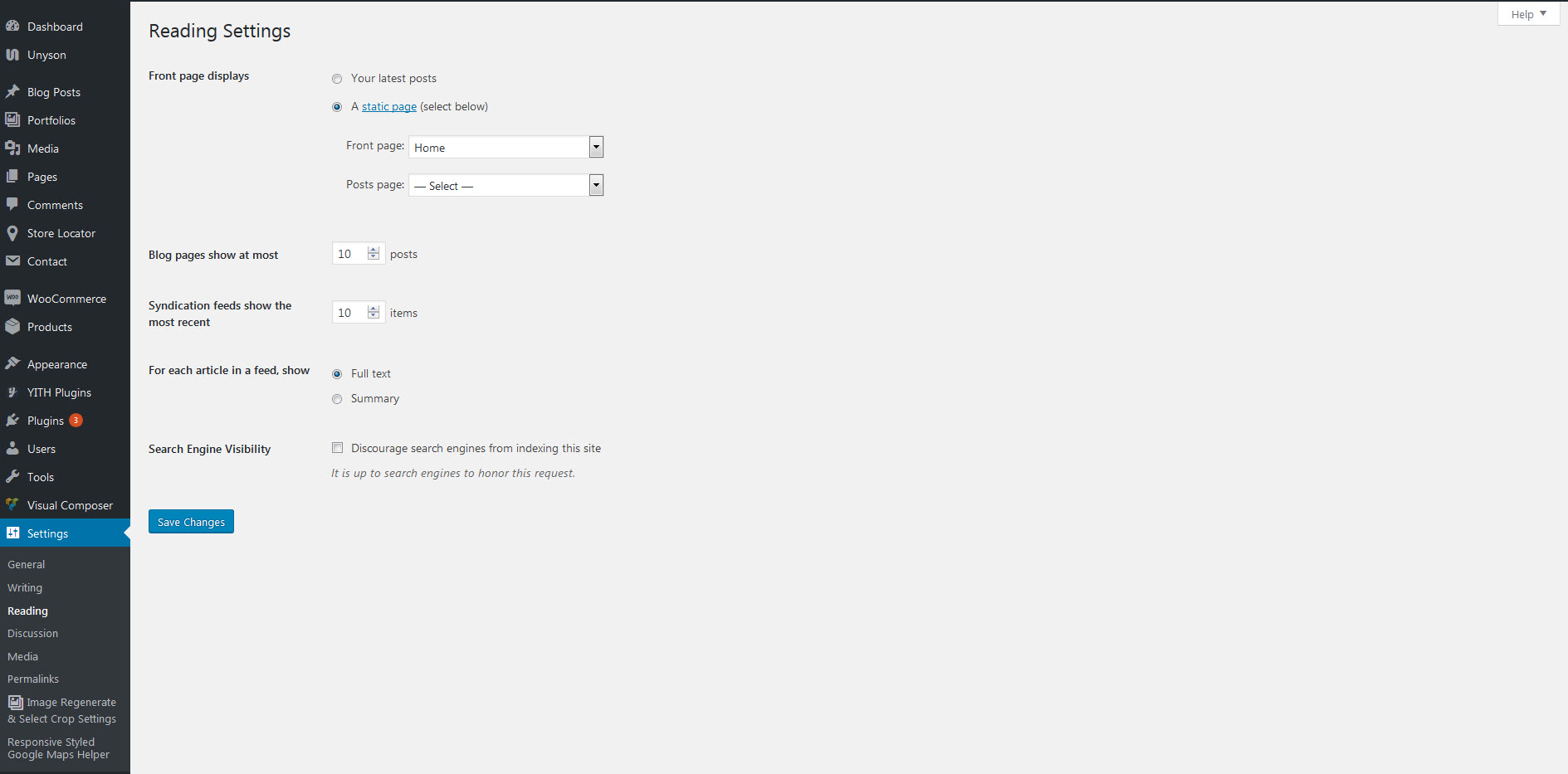WordPress Installation